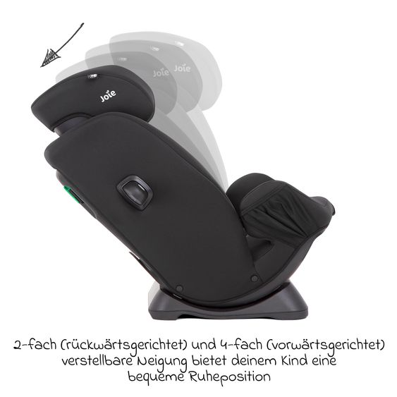 joie Reboarder-Kindersitz Every Stage R129 ab Geburt -12 Jahre (40 cm - 150 cm) Instalation mit dem Fahrzeuggurt inkl. Sitzverkleinerer - Shale