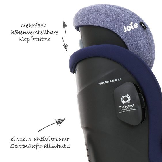 joie Reboarder-Kindersitz i-Anchor Advance - Eclipse
