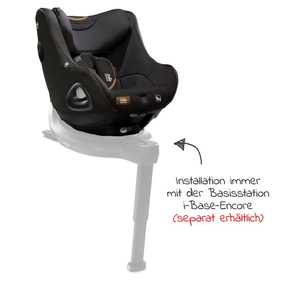 Joie Signature Reboarder-Kindersitz i-Harbour ab Geburt - 4 Jahre (40 cm - 105 cm) 360° drehbar - Signature - Eclipse