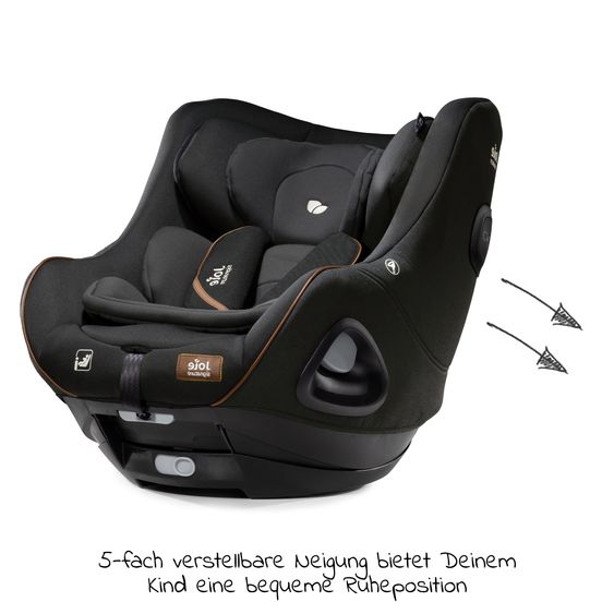 Joie Signature Reboarder-Kindersitz i-Harbour ab Geburt - 4 Jahre (40 cm - 105 cm) 360° drehbar - Signature - Eclipse