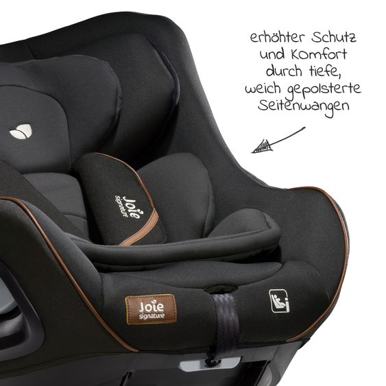 Joie Signature Reboarder-Kindersitz i-Harbour ab Geburt - 4 Jahre (40 cm - 105 cm) 360° drehbar - Signature - Eclipse