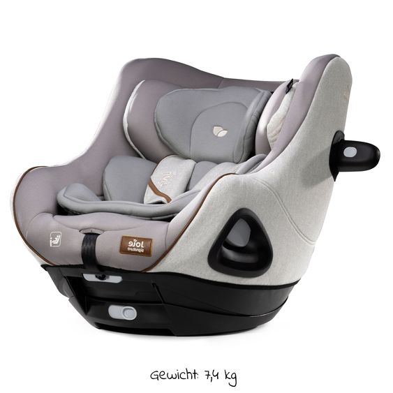 Joie Signature Reboarder-Kindersitz i-Harbour ab Geburt - 4 Jahre (40 cm - 105 cm) 360° drehbar - Signature - Oyster