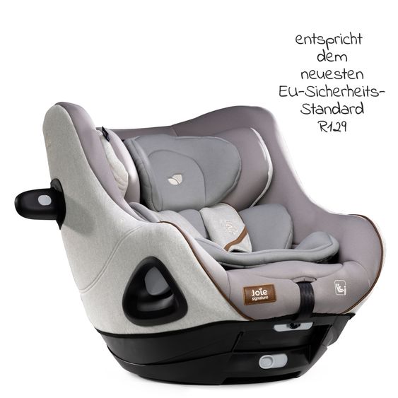 Joie Signature Reboarder-Kindersitz i-Harbour ab Geburt - 4 Jahre (40 cm - 105 cm) 360° drehbar - Signature - Oyster