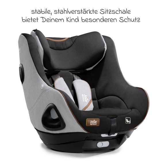 joie Reboarder-Kindersitz i-Harbour ab Geburt - 4 Jahre (40 cm - 105 cm) 360° drehbar - Signature - Carbon