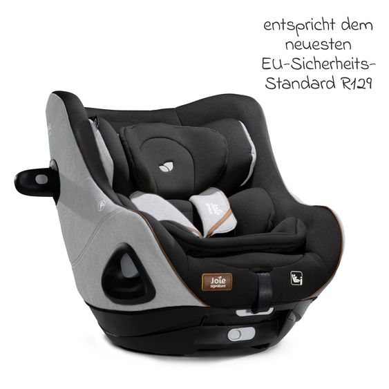 joie Reboarder-Kindersitz i-Harbour ab Geburt - 4 Jahre (40 cm - 105 cm) 360° drehbar - Signature - Carbon