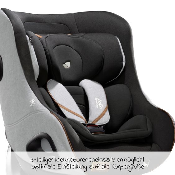 joie Reboarder-Kindersitz i-Harbour ab Geburt - 4 Jahre (40 cm - 105 cm) 360° drehbar - Signature - Carbon