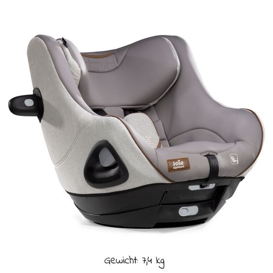 Joie Signature Reboarder-Kindersitz i-Harbour ab Geburt - 4 Jahre (40 cm - 105 cm) 360° drehbar - Signature - Oyster