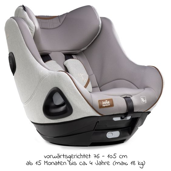 Joie Signature Reboarder-Kindersitz i-Harbour ab Geburt - 4 Jahre (40 cm - 105 cm) 360° drehbar - Signature - Oyster