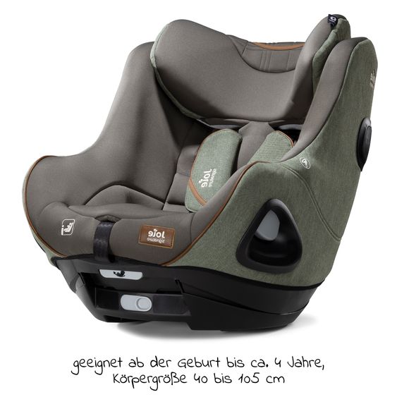 Joie Signature Reboarder-Kindersitz i-Harbour ab Geburt - 4 Jahre (40 cm - 105 cm) 360° drehbar - Signature - Pine