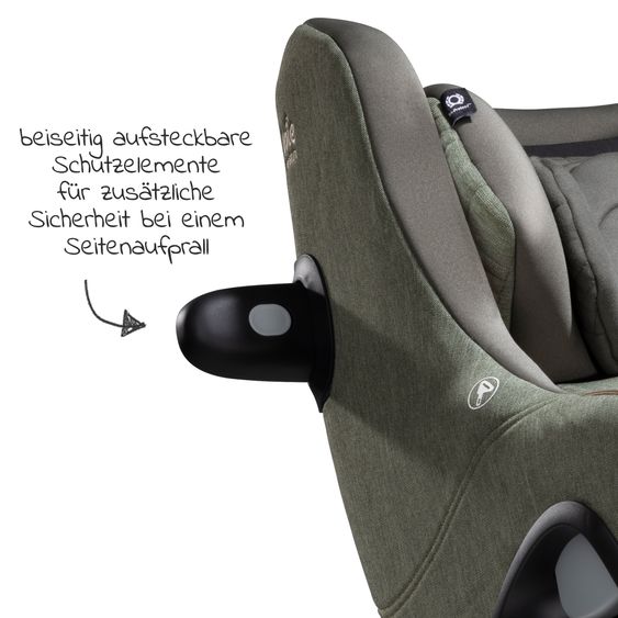 Joie Signature Reboarder-Kindersitz i-Harbour ab Geburt - 4 Jahre (40 cm - 105 cm) 360° drehbar - Signature - Pine