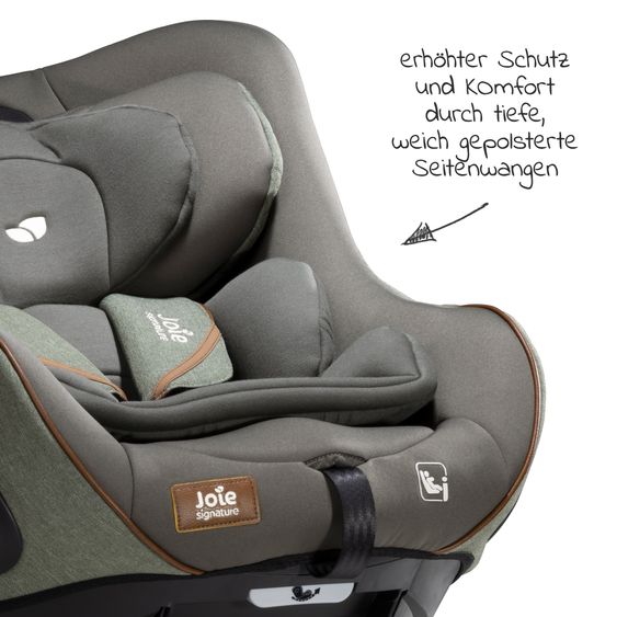 Joie Signature Reboarder-Kindersitz i-Harbour ab Geburt - 4 Jahre (40 cm - 105 cm) 360° drehbar - Signature - Pine