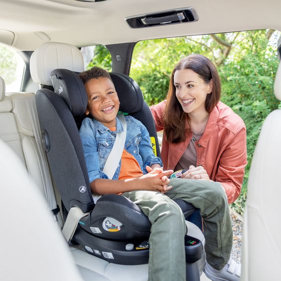 joie Reboarder-Kindersitz i-Pivot Grow ab Geburt - 10 Jahre (40 cm - 135 cm) mit Isofix-Basis & Sitzverkleinerer - Moonlight