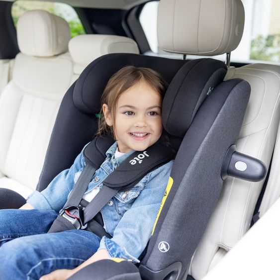 joie Reboarder-Kindersitz i-Pivot Grow ab Geburt - 10 Jahre (40 cm - 135 cm) mit Isofix-Basis & Sitzverkleinerer - Moonlight