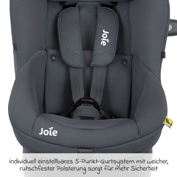 joie Reboarder-Kindersitz i-Spin 360 ab Geburt - 4 Jahre (40 cm - 105 cm) mit Isofix-Basis & Sitzverkleinerer - Moonlight