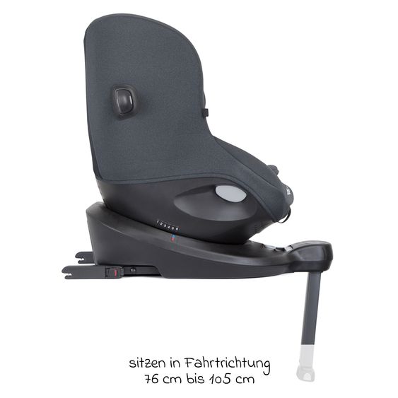 joie Reboarder-Kindersitz i-Spin 360 ab Geburt - 4 Jahre (40 cm - 105 cm) mit Isofix-Basis & Sitzverkleinerer - Moonlight