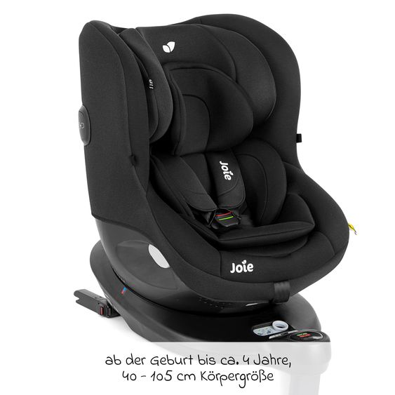 joie Reboarder-Kindersitz i-Spin 360 ab Geburt - 4 Jahre (40 cm - 105 cm) mit Isofix-Basis & Sitzverkleinerer - Shale