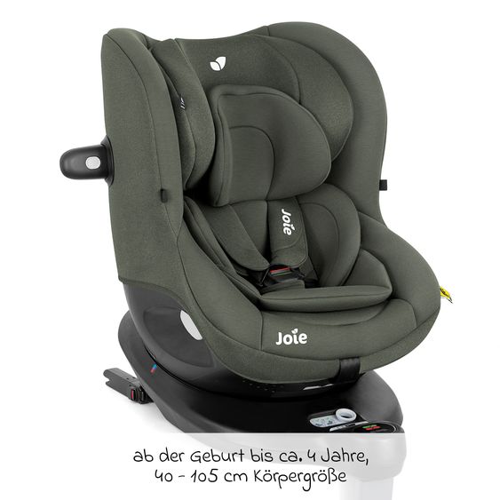 joie Reboarder-Kindersitz i-Spin 360 ab Geburt - 4 Jahre (40 cm - 105 cm) mit Isofix-Basis & Sitzverkleinerer - Thyme