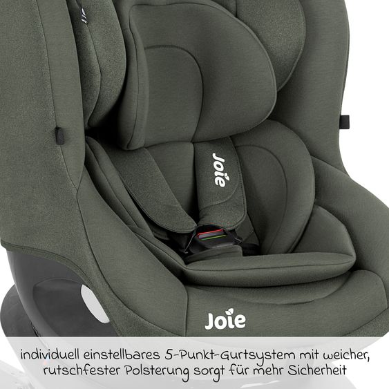 joie Reboarder-Kindersitz i-Spin 360 ab Geburt - 4 Jahre (40 cm - 105 cm) mit Isofix-Basis & Sitzverkleinerer - Thyme