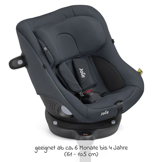 joie Rear-facing Car Seat i-Spin 360 Compact from 6 months - 4 years (61 cm - 105 cm) with Isofix base - Lagoon