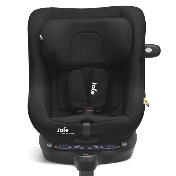 joie Seggiolino auto Reboarder i-Spin 360 Compact da 6 mesi a 4 anni (61 cm - 105 cm) con base Isofix - Raven