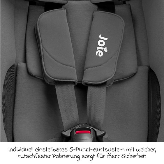 joie Rear-facing Car Seat i-Spin 360 Compact from 6 months - 4 years (61 cm - 105 cm) with Isofix base - Thunder
