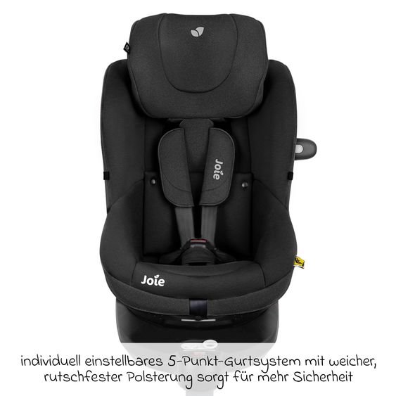 joie Reboarder-Kindersitz i-Spin 360 E ab 6 Monate - 4 Jahre (61 cm - 105 cm) mit Isofix-Basis - Shale