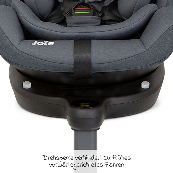 joie Reboarder-Kindersitz i-Spin 360 Max ab Geburt - 12 Jahre (40 cm - 150 cm) mit Isofix-Basis & Sitzverkleinerer - Moonlight