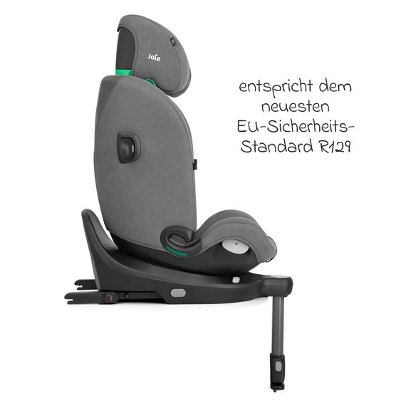 joie Reboarder-Kindersitz i-Spin 360 Max ab Geburt - 12 Jahre (40 cm - 150 cm) mit Isofix-Basis & Sitzverkleinerer - Thunder