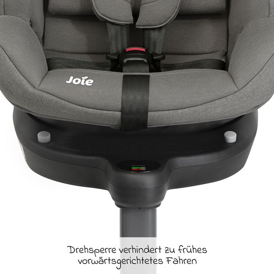 joie Reboarder-Kindersitz i-Spin 360 Max ab Geburt - 12 Jahre (40 cm - 150 cm) mit Isofix-Basis & Sitzverkleinerer - Thunder