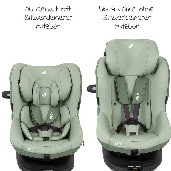 joie Reboarder-Kindersitz i-Spin 360 R i-Size - ab Geburt - 4 Jahre (40-105 cm) - Laurel