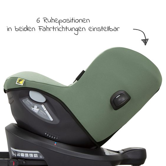 joie Reboarder-Kindersitz i-Spin 360 R i-Size - ab Geburt - 4 Jahre (40-105 cm) - Laurel