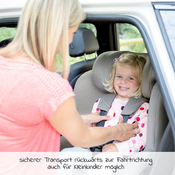 joie Reboarder-Kindersitz i-Spin 360 R i-Size - ab Geburt - 4 Jahre (40-105 cm) mit Isofix-Basis - Gray Flannel