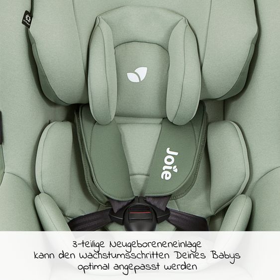 joie Reboarder-Kindersitz i-Spin 360 R i-Size - ab Geburt - 4 Jahre (40-105 cm) mit Isofix-Basis - Laurel