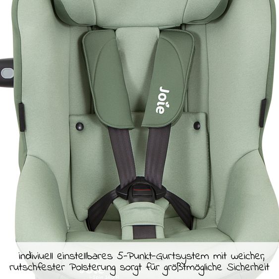 joie Reboarder-Kindersitz i-Spin 360 R i-Size - ab Geburt - 4 Jahre (40-105 cm) mit Isofix-Basis - Laurel