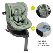 Reboarder-Kindersitz i-Spin 360 R i-Size - ab Geburt - 4 Jahre (40-105 cm) mit Isofix-Basis + Zubehörpaket - Laurel