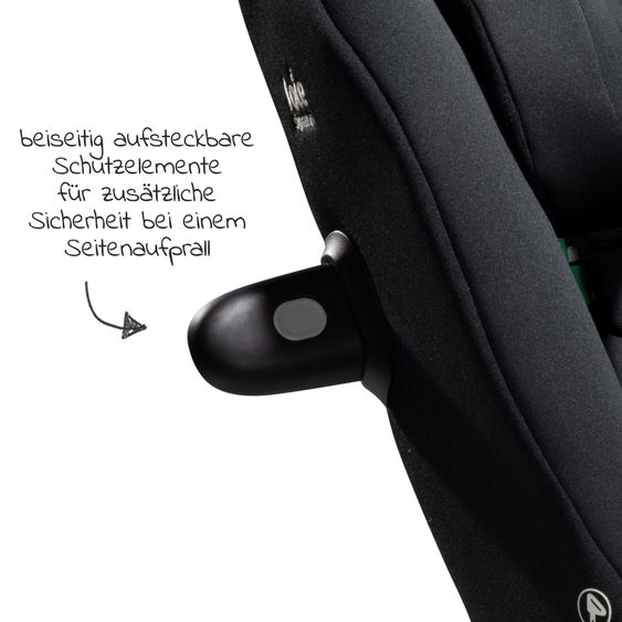 Joie Signature Reboarder child seat i-Spin XL i-Size from birth - 12 years (40 cm - 150 cm) 360° rotatable incl. Isofix base - Signature - Eclipse