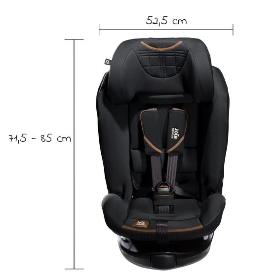 Joie Signature Reboarder child seat i-Spin XL i-Size from birth - 12 years (40 cm - 150 cm) 360° rotatable incl. Isofix base - Signature - Eclipse