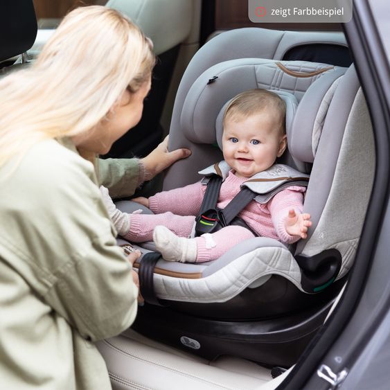 Joie Signature Reboarder child seat i-Spin XL i-Size from birth - 12 years (40 cm - 150 cm) 360° rotatable incl. Isofix base - Signature - Eclipse