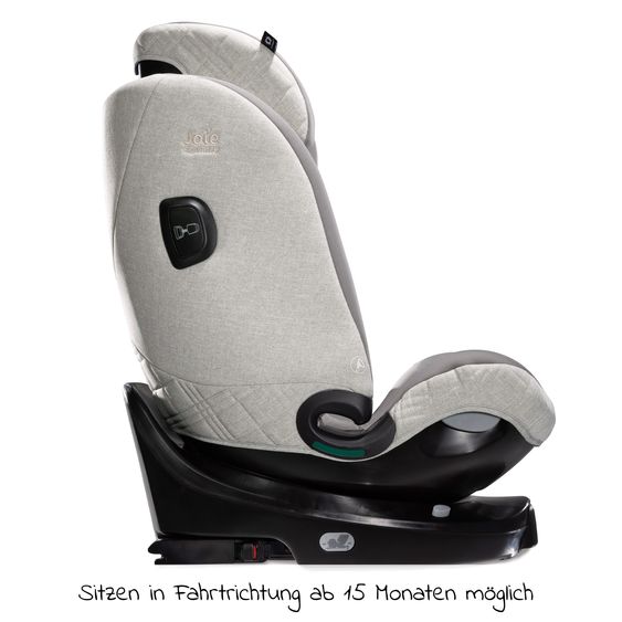 Joie Signature Reboarder-Kindersitz i-Spin XL i-Size ab Geburt - 12 Jahre (40 cm - 150 cm) 360° drehbar inkl. Isofix-Basis - Signature - Oyster
