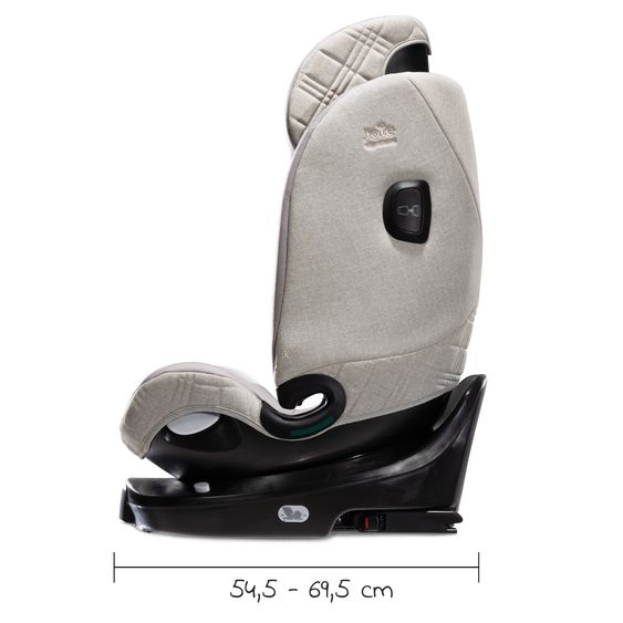 Joie Signature Reboarder-Kindersitz i-Spin XL i-Size ab Geburt - 12 Jahre (40 cm - 150 cm) 360° drehbar inkl. Isofix-Basis - Signature - Oyster