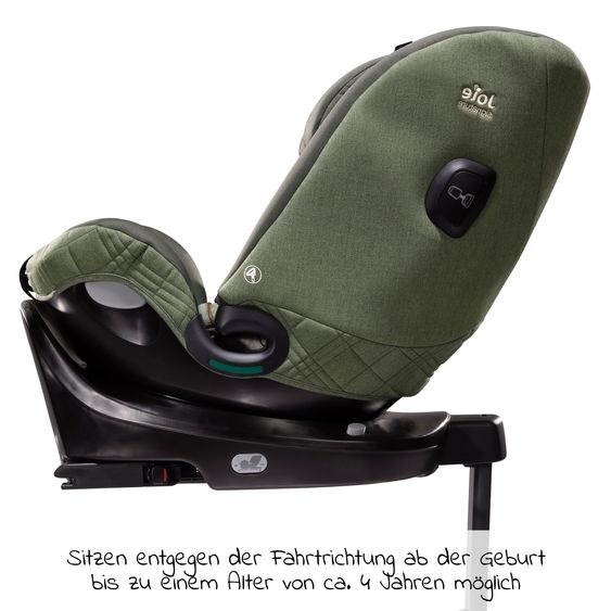 Joie Signature Reboarder-Kindersitz i-Spin XL i-Size ab Geburt - 12 Jahre (40 cm - 150 cm) 360° drehbar inkl. Isofix-Basis - Signature - Pine