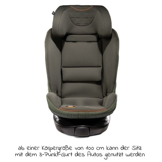 Joie Signature Reboarder-Kindersitz i-Spin XL i-Size ab Geburt - 12 Jahre (40 cm - 150 cm) 360° drehbar inkl. Isofix-Basis - Signature - Pine