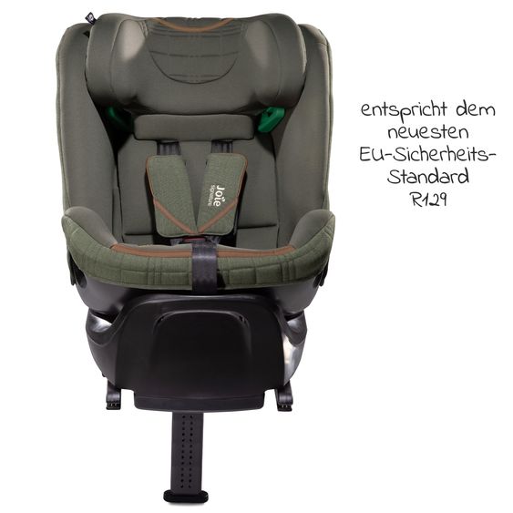 Joie Signature Reboarder-Kindersitz i-Spin XL i-Size ab Geburt - 12 Jahre (40 cm - 150 cm) 360° drehbar inkl. Isofix-Basis - Signature - Pine