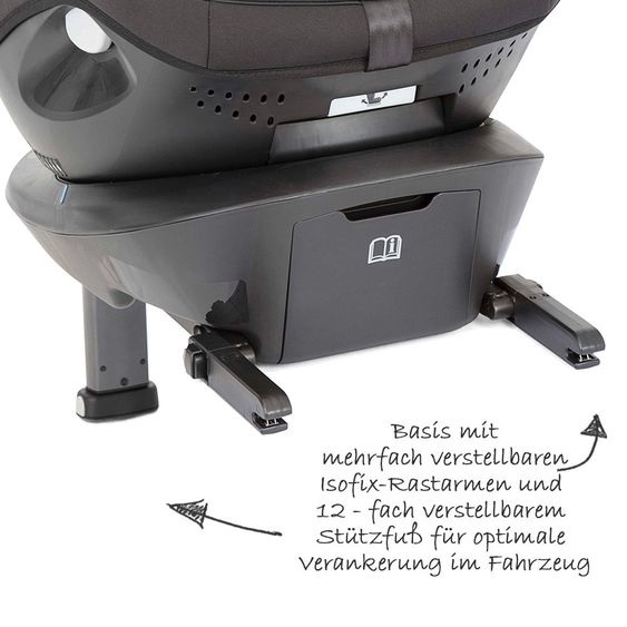 joie Reboarder child seat i-SpinSafe i-Size - Coal