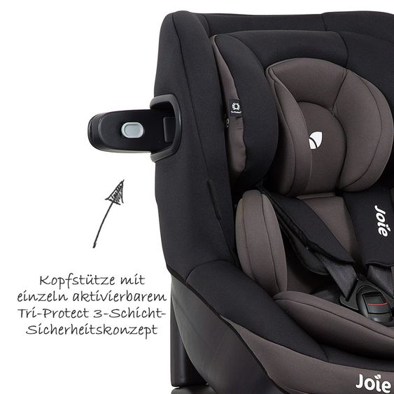 joie Reboarder child seat i-Venture R i-Size - from birth - 4 years (40-105 cm) & free summer cover - Ember