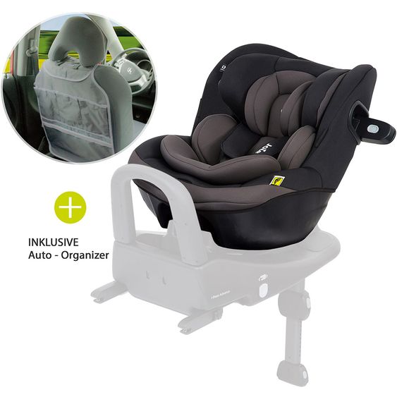 joie Reboarder-Kindersitz i-Venture R i-Size - ab Geburt - 4 Jahre (40-105 cm) inkl. Auto - Organizer - Ember