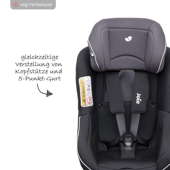 joie Reboarder-Kindersitz Spin 360° - Dark Pewter