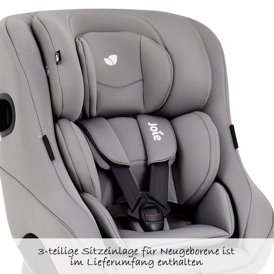 joie Reboarder-Kindersitz Spin 360 GT - Gruppe 0+/1 - ab Geburt - 4 Jahre (ab Geburt-18 kg) - Gray Flannel