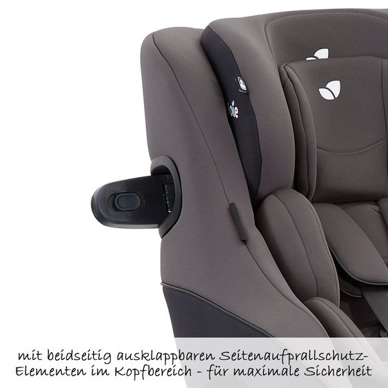 joie Reboarder-Kindersitz Spin 360 GT - Gruppe 0+/1 - ab Geburt - 4 Jahre (ab Geburt - 18 kg) mit Isofix-Basis inkl. Auto - Organizer - Laurel