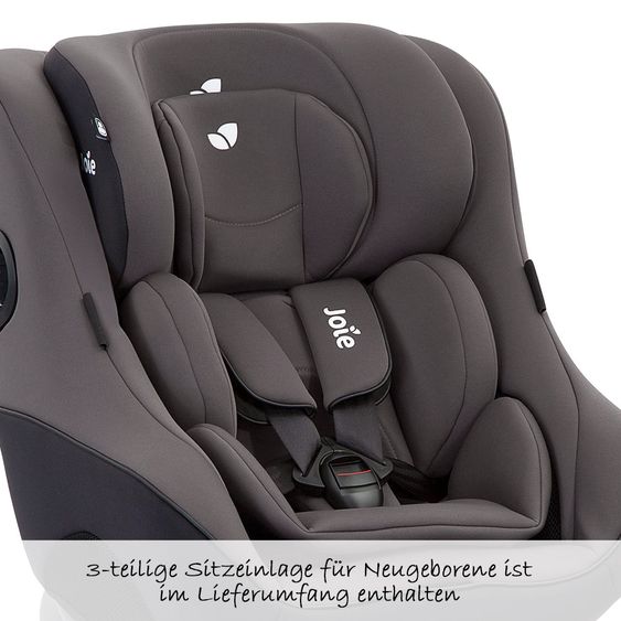 joie Reboarder-Kindersitz Spin 360 GT - Gruppe 0+/1 - ab Geburt - 4 Jahre (ab Geburt - 18 kg) mit Isofix-Basis inkl. Auto - Organizer - Laurel